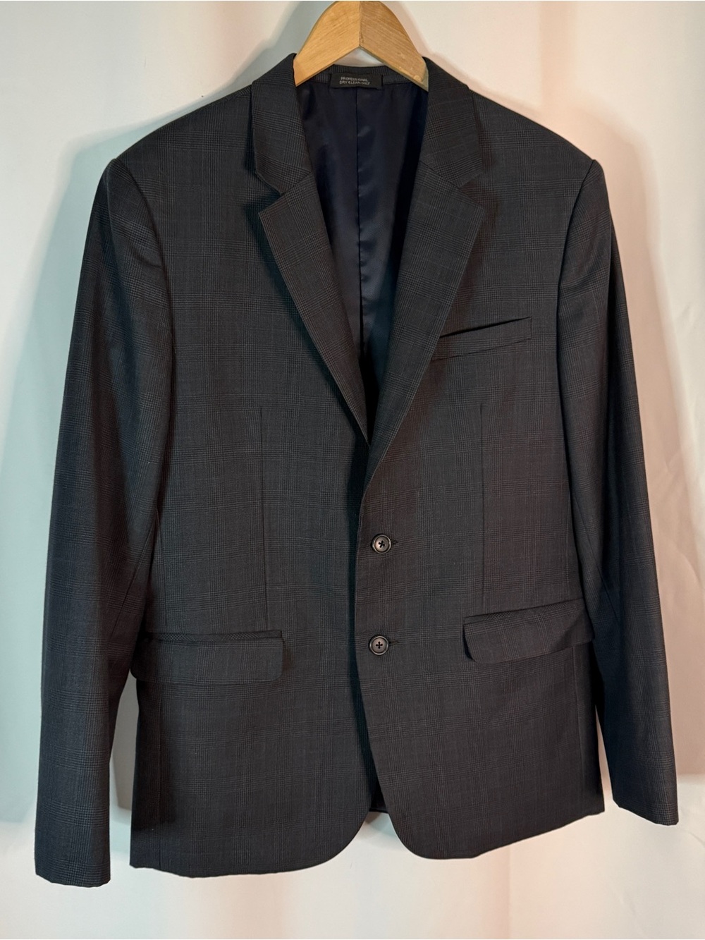 Custom Tailored Men's Charcoal Gray Suit